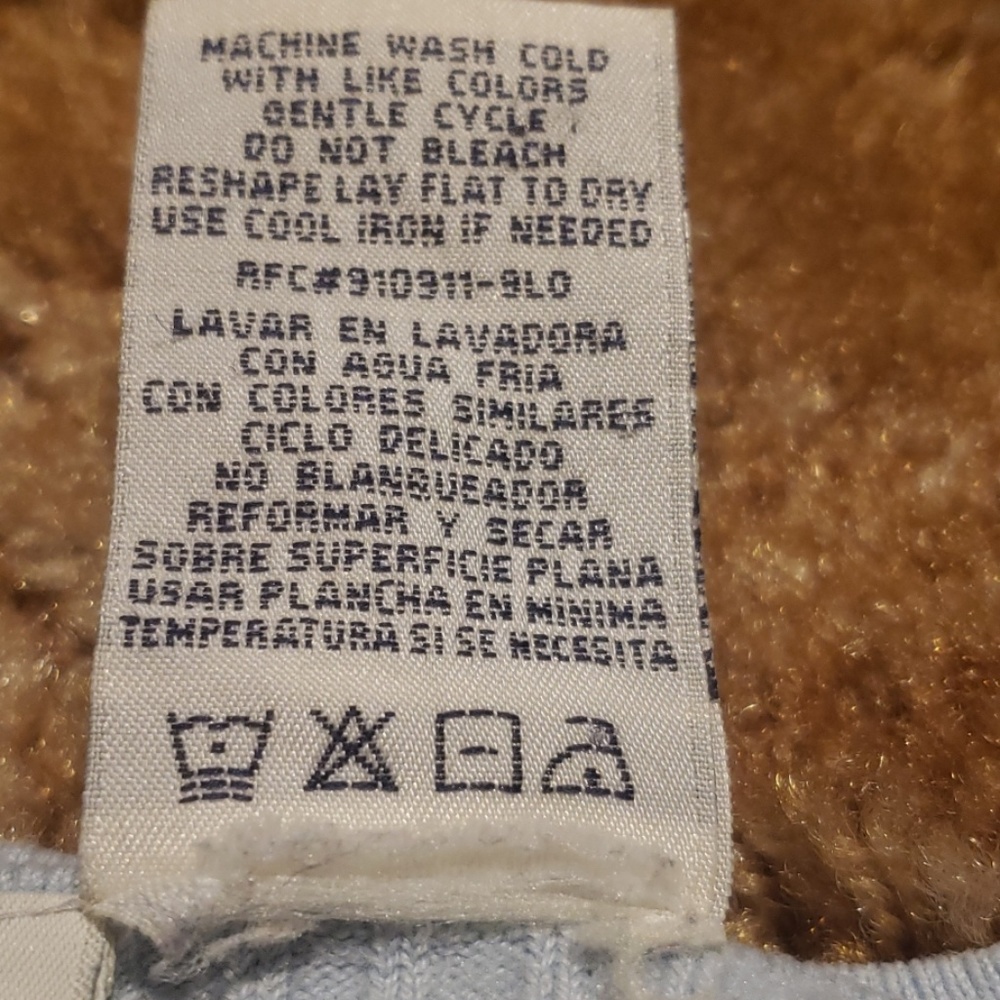 Baby Blue Ribbed Henley - Picture 5 of 8